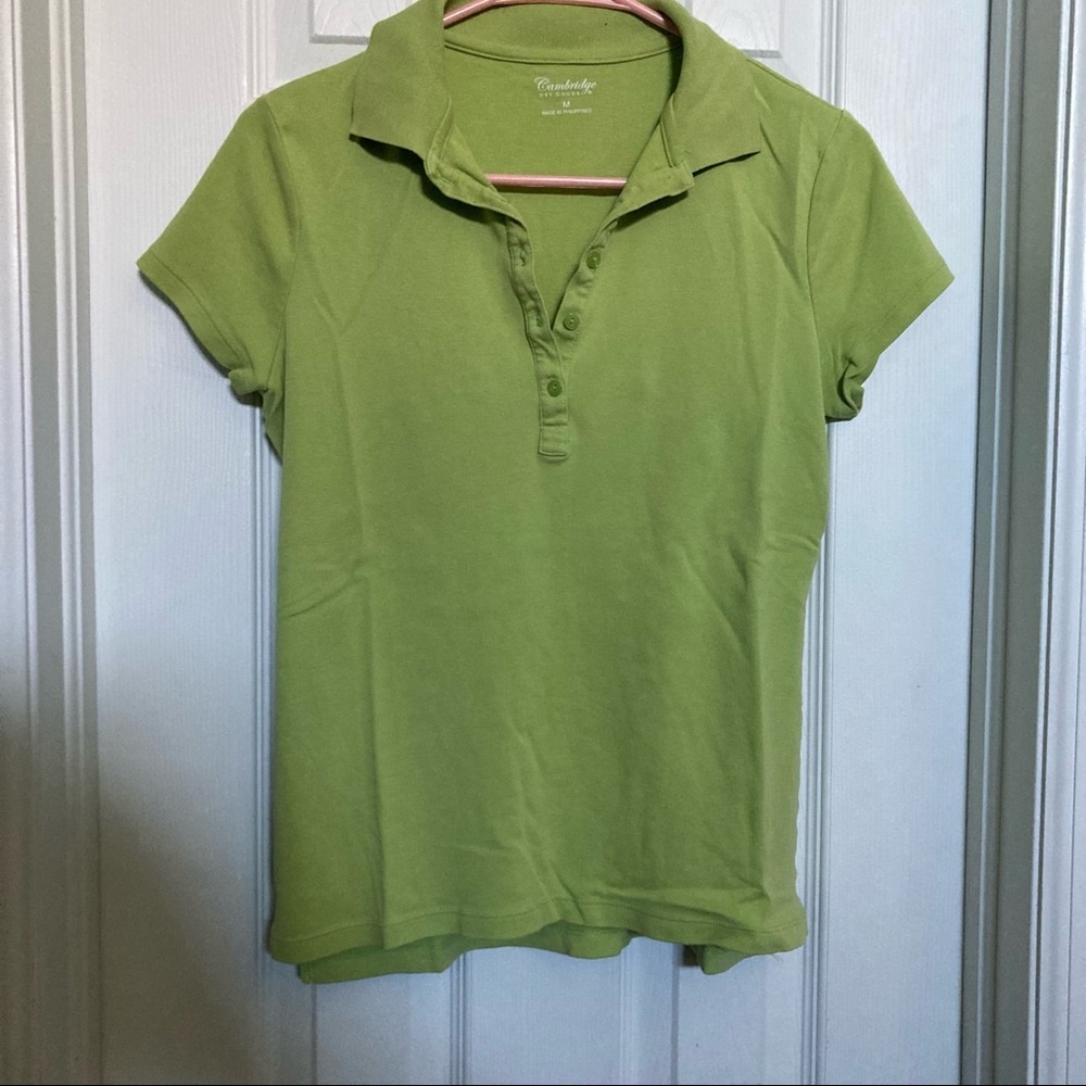 Cambridge Dry Goods Green Polo